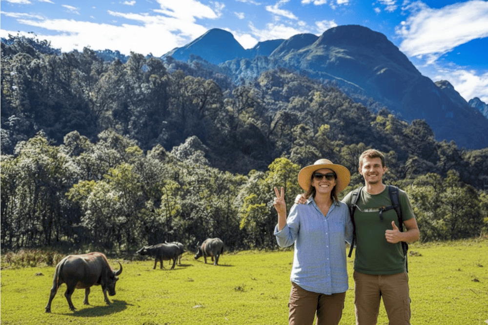 The journey through the forest is an opportunity for visitors to explore the wildlife before reaching the waterfall